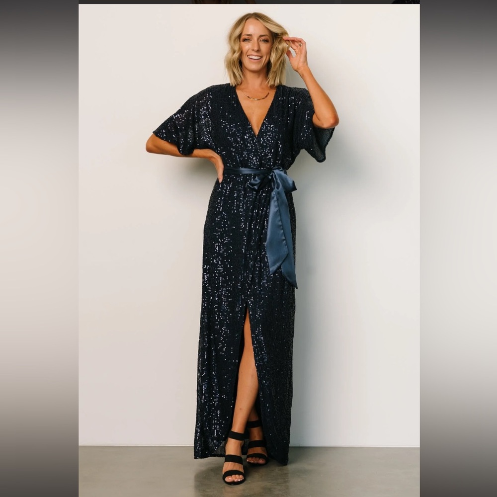 Baltic born navy sequins XS